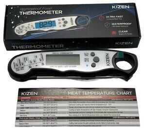 Lot of 18: Kizen Digital Meat Thermometer Waterproof Metal Probe Grilling NEW
